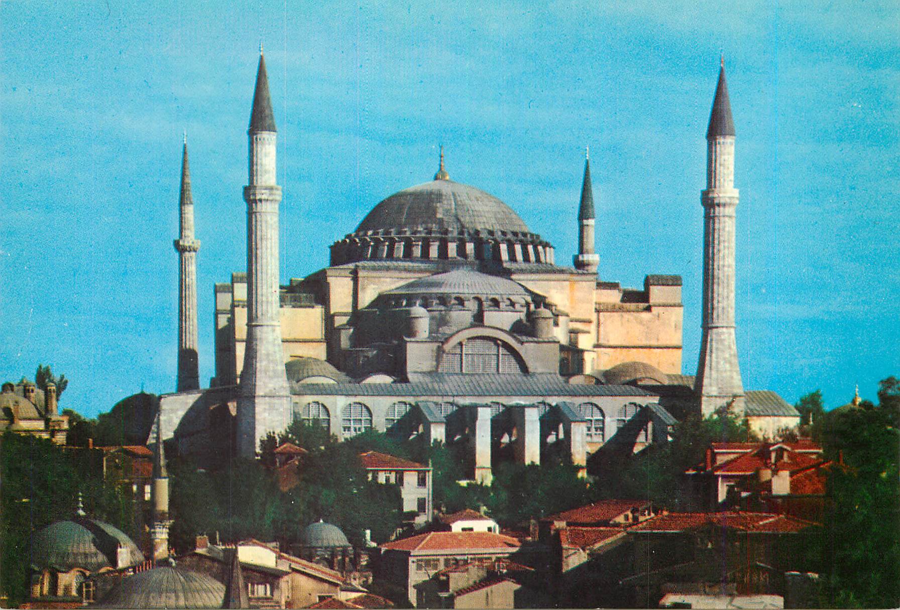 CPM Musee de St Sophie Istanbul Turkey 